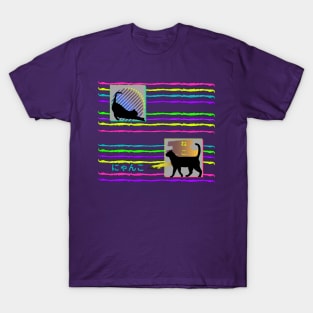 Vaporwave Kitty T-Shirt